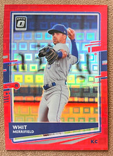 Whit Merrifield 2020 Donruss Optic Pandora Red Prizm #188 /79 FOTL Parallel Card
