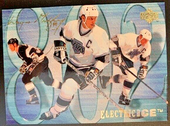 Wayne Gretzky 1994-95 Upper Deck Electric Ice Parallel LA Kings Hockey Card