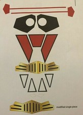 Repro Stickers - Gaiking Nacoral Shogun Warrior Jumbo Machinder