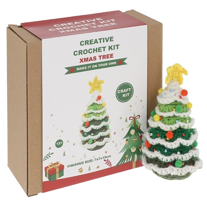 Creative Crochet Kit, Xmas Tree, Hobbies, Gifts for Christmas 345611
