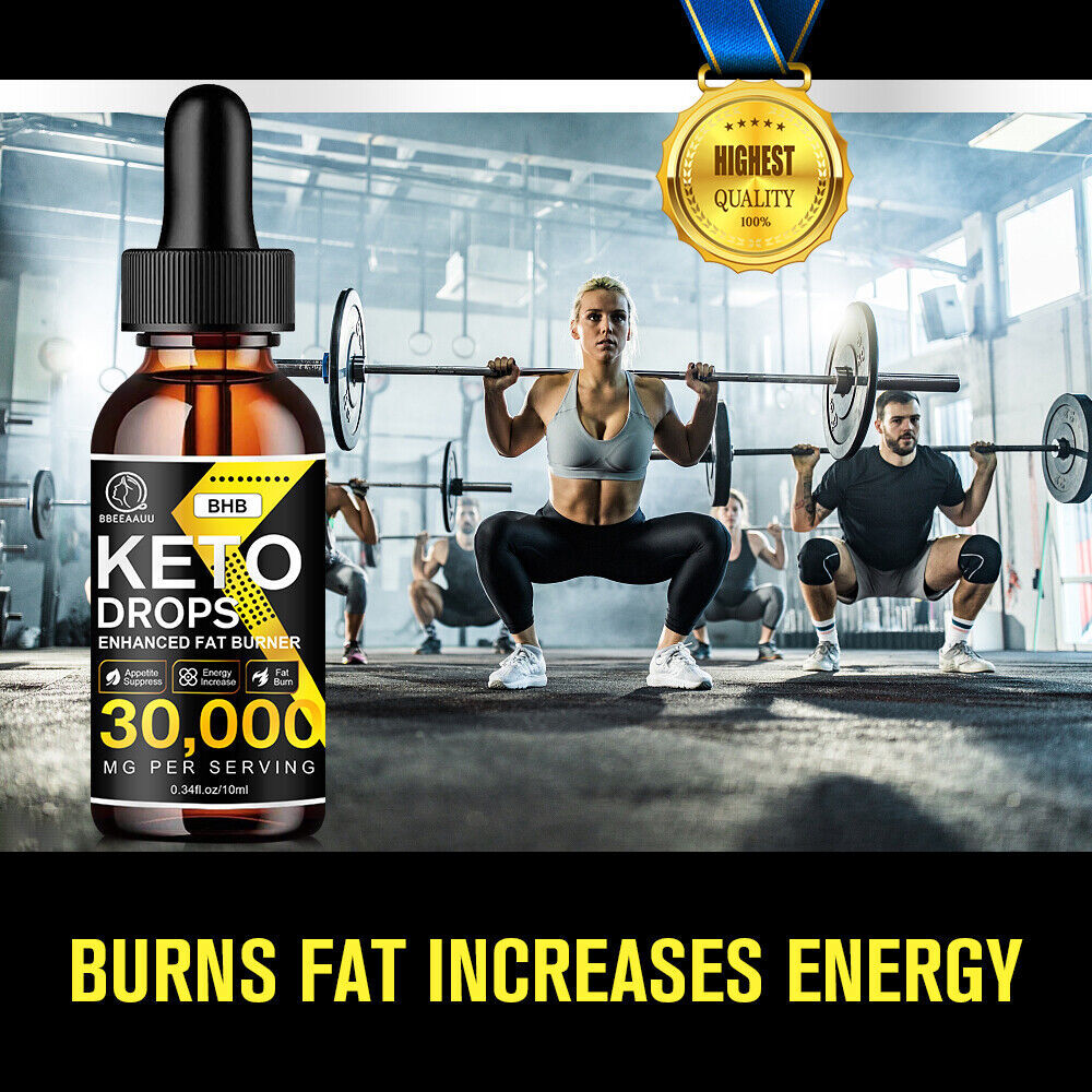 2x Keto Drops Diet 30,000MG Fat Burn Carb Blocker Ketosis Weight Loss