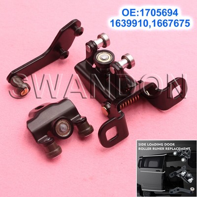 Sliding Door Left Top Middle Bottom Roller Runner Set For Ford: Transi