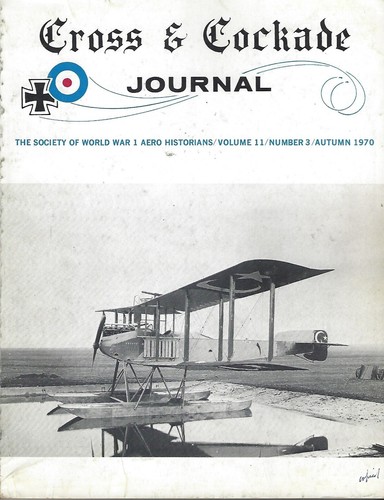 CROSS & COCARDE Journal Vol 11 # 1-4 (1970) Société des historiens de l'aéro de la Première Guerre mondiale - Photo 3/4
