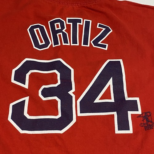 Red Sox DAVID ORTIZ TEE SHIRT SZ Boys 