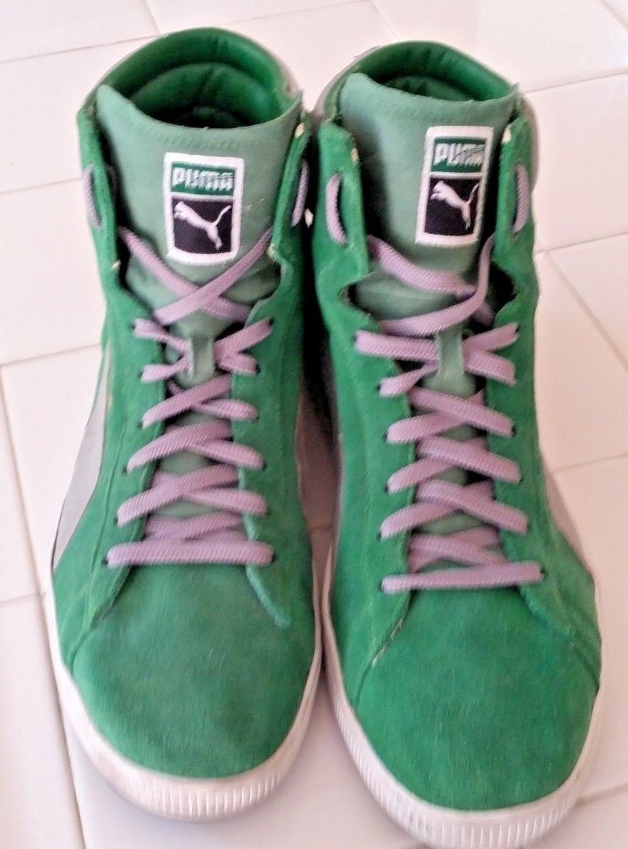 Puma primo round round round ex verde scamosciata alto 181980-06, taglia 14 d1f8c9 Puma primo round round round ex verde scamosciata alto 181980-06, taglia 14 d1f8c9