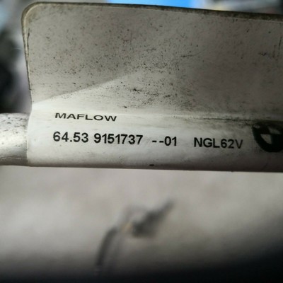 64539151737 Tube Air Conditioning BMW Serie 1 Coupe (e82) 120d  
