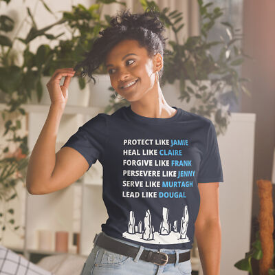 Outlander Jamie Claire Frank Jenny Murtagh Dougal Short-Sleeve Unisex T-Shirt