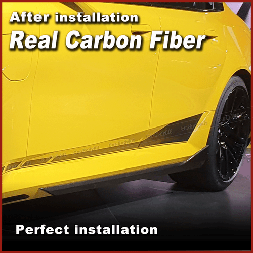 For BMW 5 Series M5 G90 G99 2024-25 Dry Carbon Side Skirt Extension Lip Spoiler - Picture 5 of 12