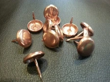COPPER 1/2"Dia x 1/2" L Nails Upholstery Tacks Decorative Nail 100-1000-U.S.A