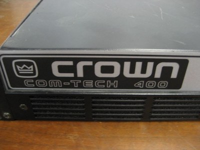 AMCRON COM-TECH 400 パワーアンプ Crown ComTech 400 Power Amp. | eBay