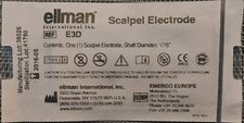 Brand NEW Ellman E3D -  Scalpel Electrode!