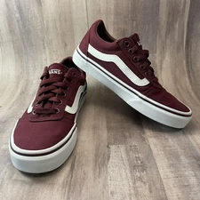 Vans Old Skool Low Top Sneaker Skate Shoes Women's Size 6 Maroon
