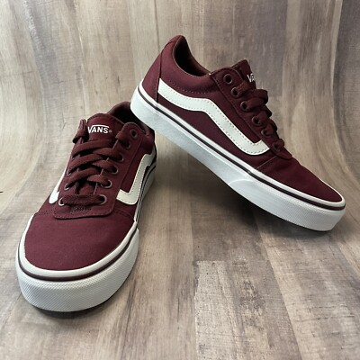 Vans Old Skool Low Top Sneaker Skate Shoes Women's Size 6 Maroon