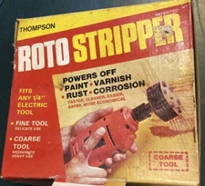 Thompson Roto Stripper Tool Coarse Paint Rust Removal         AWESOME!