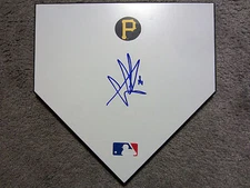 GREGORY POLANCO Pittsburgh Pirates SIGNED Autographed Home Plate Base w/COA