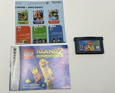 LEGO Island The Brickster's Revenge Nintendo Game Boy Advance Manual  Poster - Main Image