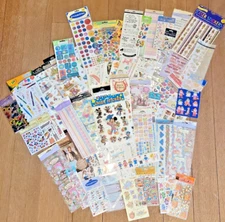 2 LB Stickers Mickey Birthday Sports Child Holiday Hearts Wedding Flowers LOT D