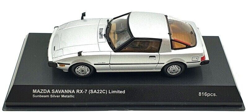Kyosho 1/43 Mazda 1978 Savanna RX-7 SA22C Limited Model Car Silver