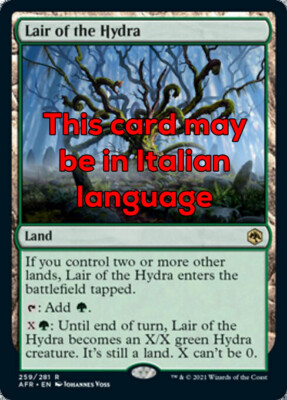 MTG LAIR OF THE HYDRA EXC - HYDRA HÖHLE - AFR - MAGIC
