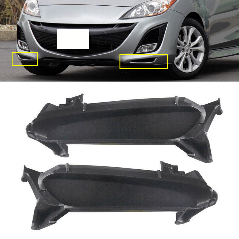 1Pair Front Bumper Lower Grille Cover Trim For Mazda 3 2010-2011 CX-7