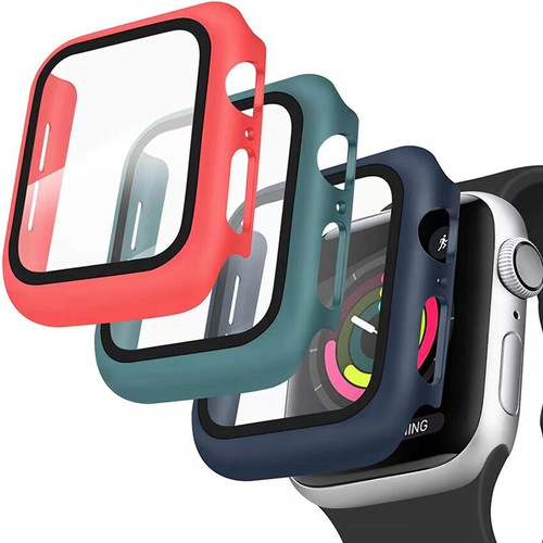 Tempered Glass Case Screen Protector For Apple Watch Ultra 49mm Series 8 7 SE - Picture 11 of 59