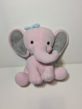 Bedtime Originals Twinkle Toes Pink Elephant Lambs  Ivy Plush B13