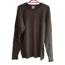 Columbia Heavy Cotton Crew Neck Grandpa Academia Pullover Sweater Size XL