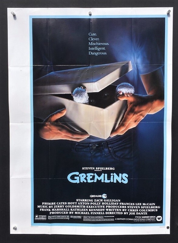 Gremlins Original Movie Poster - Printers Proof Rare Uncut