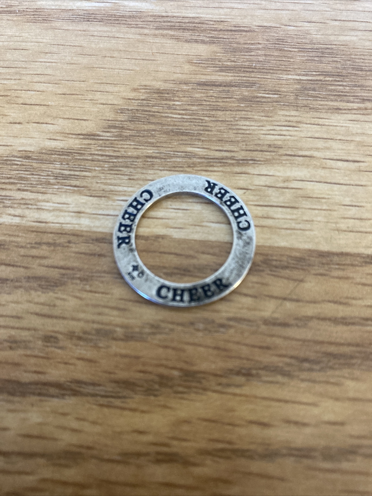 CHEER Charm Round Circle Affirmation Charm Pendan… - image 3