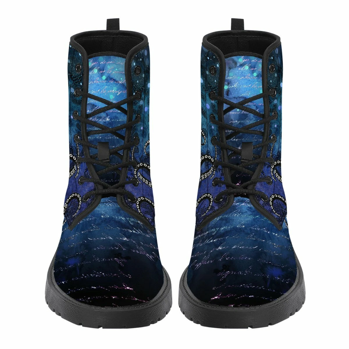 Kraken Winter Gothic Canvas Boots