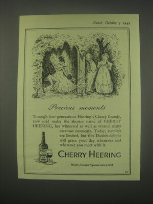 1949 Cherry Heering Ad - Precious moments