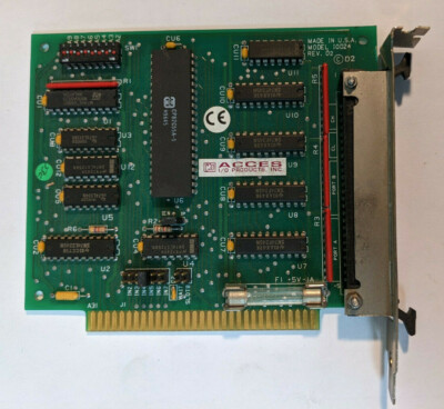 ACCESS IO IOD24 REV D2, ISA DIGITAL INPUT/OUTPUT ADAPTER