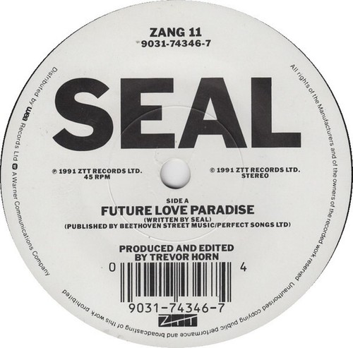 Seal - Future Love EP (7", EP) - Picture 3 of 4