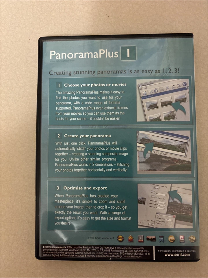 Serif PanoramaPlus 1 - Digital Image Stitching Software - PC CD Rom - Image 2 of 3
