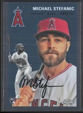 2023 Topps Chrome Platinum Anniversary Michael Stefanic 38 RC Angels