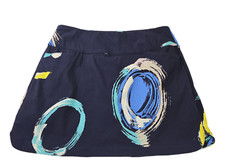 LADY HAGEN Women's L 17" Sculpt Golf Skort Multicolor  Navy Skirt With Shorts