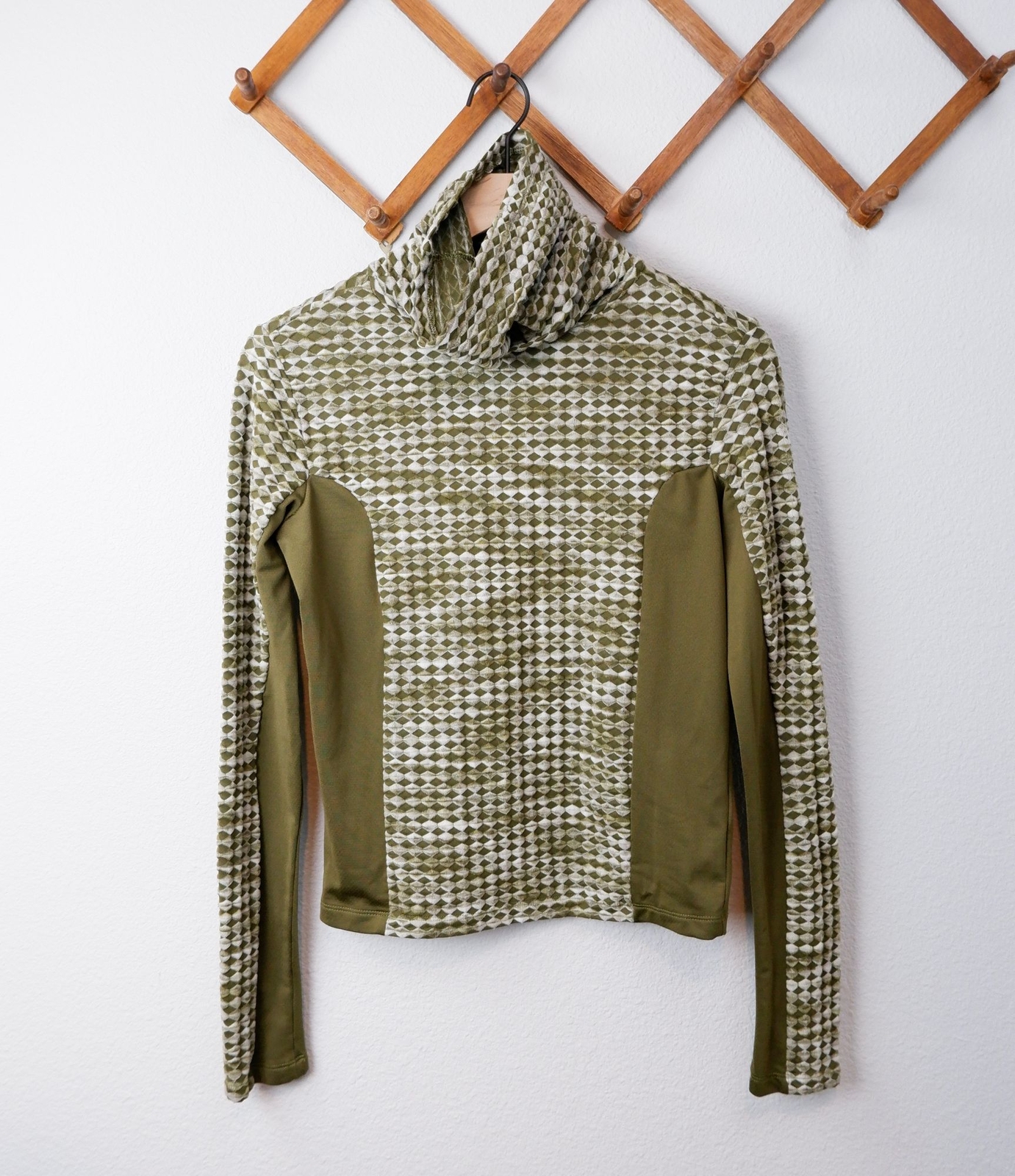 Nike Pro Hyperwarm Mock Neck Brushed Pullover, sm… - image 1