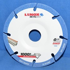 Lenox MetalMax 4 1/2&rdquo; 1000+ cuts diamond edge saw blade Type 27