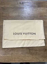 Louis Vuitton Dust Bag Envelope Yellow 10  x15  Cotton Logo D53113 Made In India