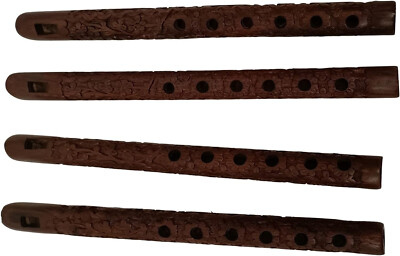 Traditional Wooden Flute Great Sound Woodwind Musical Instrument Gift Flute 4Pcs