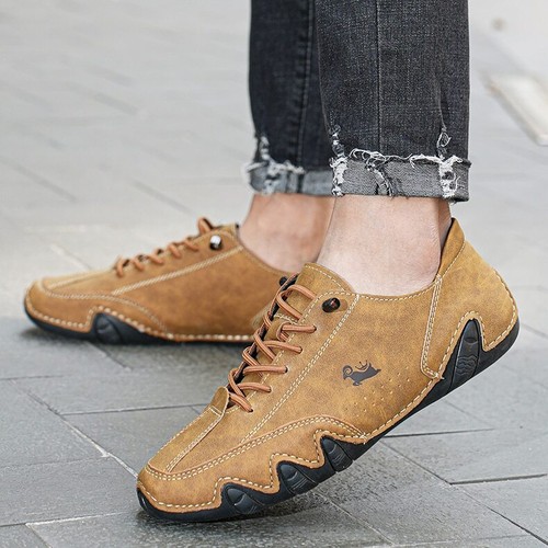 Men Comfortable Breathable Casual Shoes Loafers Moccasins Walking Shoes Sneakers - Picture 19 of 19