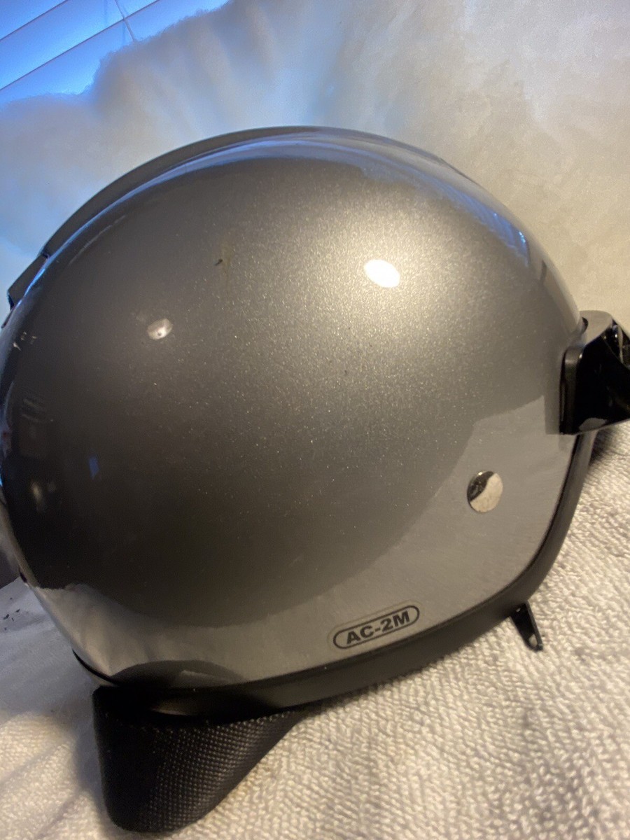hjc ac 2m helmet HJC Motorcycle Helmet AC-2M Grey Size Medium