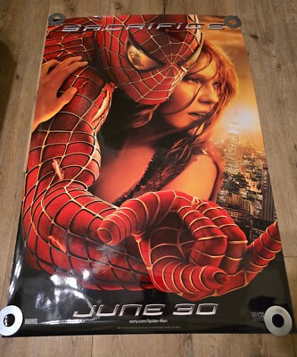 SPIDER-MAN 2 - ORIGINAL DS ROLLED ADVANCE POSTER - KIRSTEN DUNST - 2004