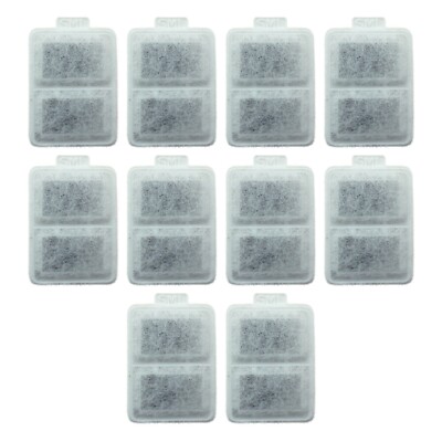 Small Water Filters For Whisker City  Pet Water Fountain, 10 Pack