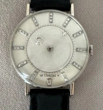 RARE! 14K Gold Vacheron & Constantine LeCoultre Mystery Diamond Dial WATCH