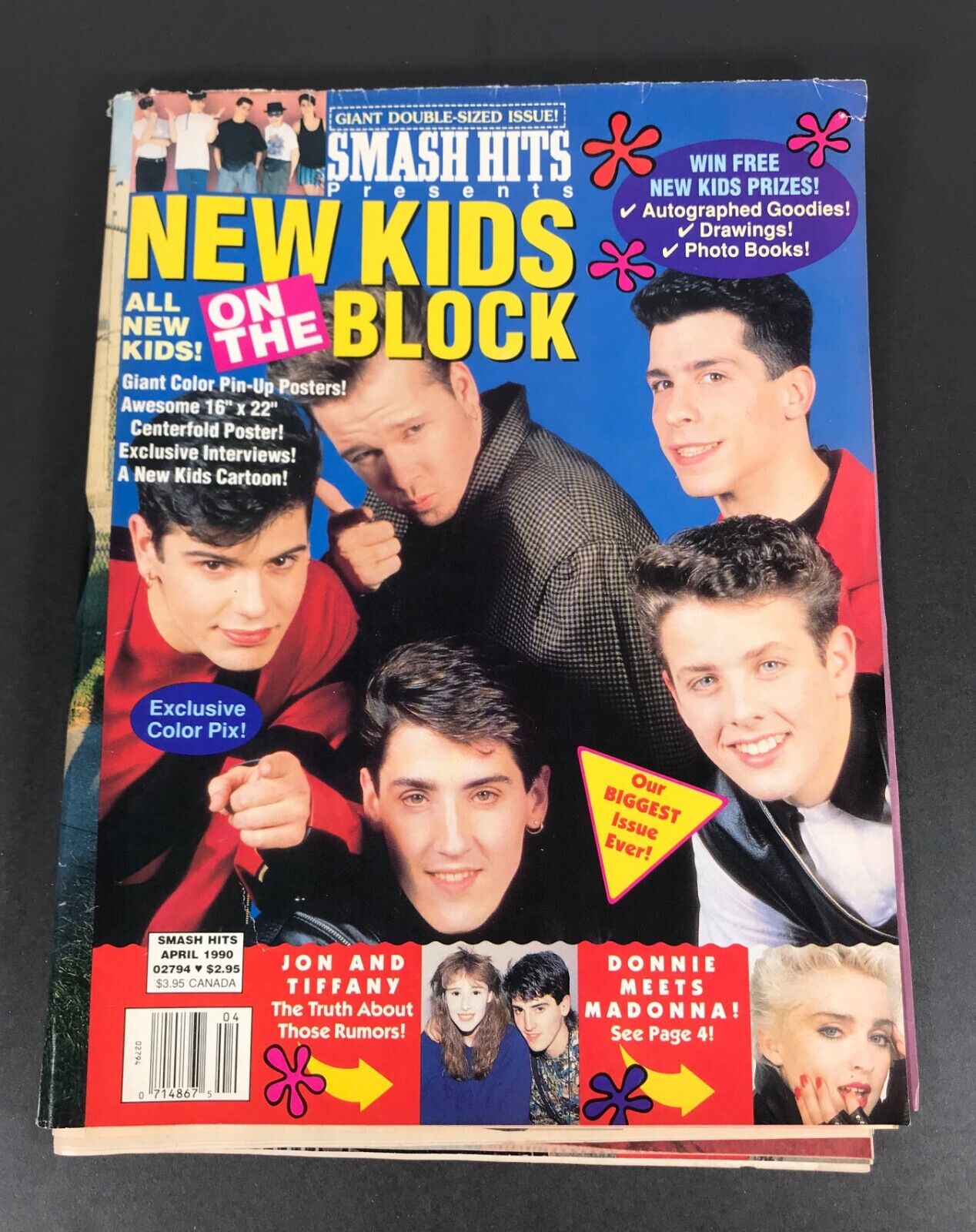 New Kids On The Block 1990 Step By Step Original Store Promo Poster II