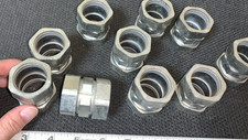 10 ea. pcs new EMT Conduit Couplings 1" Compression imported Halex 1 inch