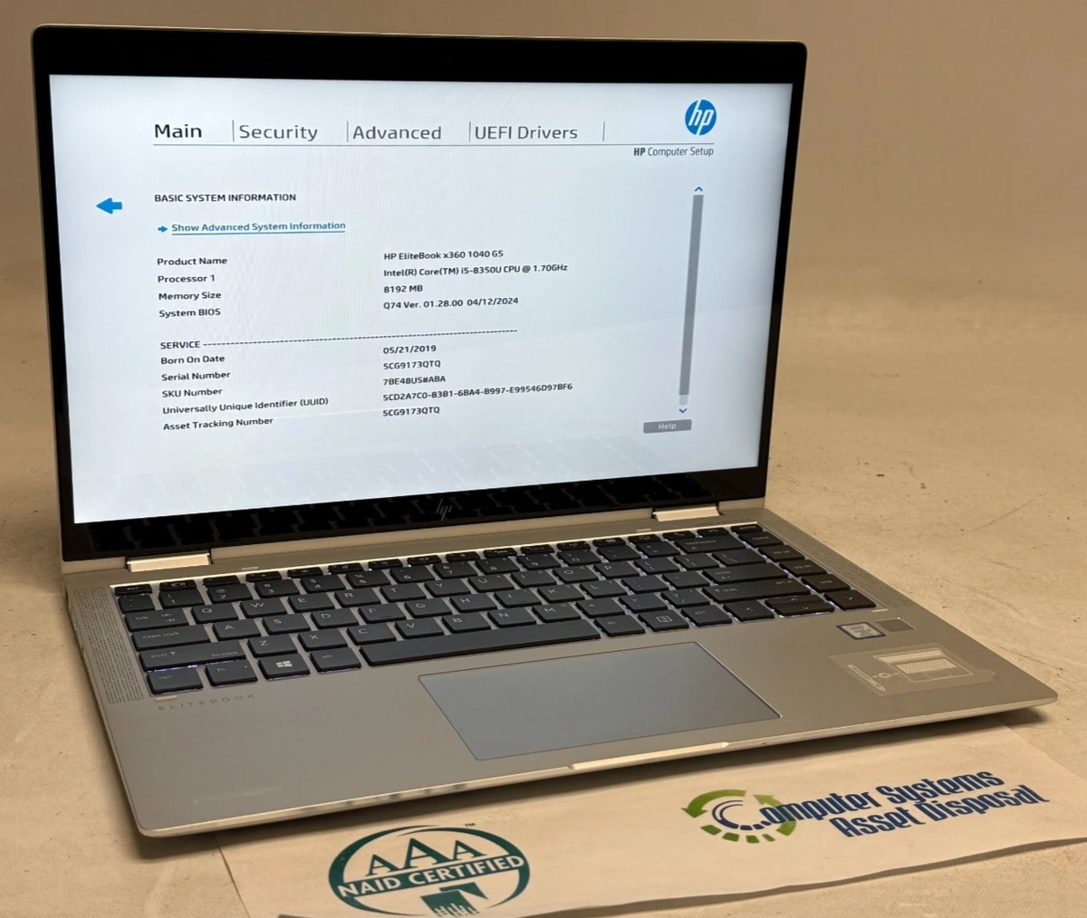 HP Intel Core i5 8th Gen. PC Laptops & Netbooks 512 GB SSD