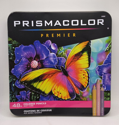 Prismacolor Premier Colored Pencils, Soft Core, Assorted Colors, 48 Count