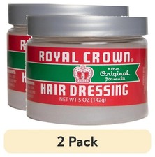  2 pack Royal Crown Hair Dressing, 5oz., All Hair Types, Moisturizing